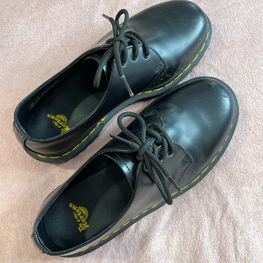 SOLD OUT*- Dr. Martens 1461 Oxford Black Leather Lace-Up Shoes Sz:8